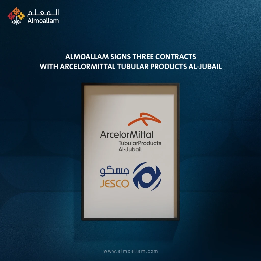 Almoallam Signs Three Contracts With Arcelormittal Tubular Products Al Jubail